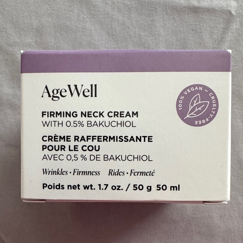 Arbonne AgeWell Firming Neck Cream - Lavender and White